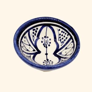 authentic moroccan hand painted serving bowl